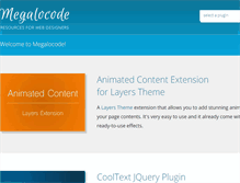 Tablet Screenshot of megalocode.com